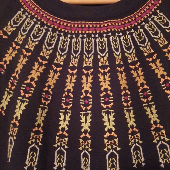 J.crew Navy  Top -Embroidery- - Picture 3 of 6